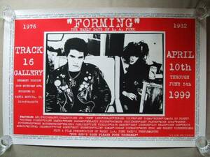 1999年　Forming / The Early Days of L.A. Punk 239/250 1st issue Poster / X /Germs /DEVO /BAD RELIGION /CIRCLE JERKS/BLACK FLAG