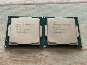 Intel Core i5 7500 2個セット