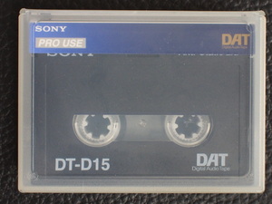 デジタル音声記録用磁気テープ SONY ソニー PRO USE プロユース DAT ダット ディー・エー・ティー Digital Audio Tape DT-15 管理No.13234