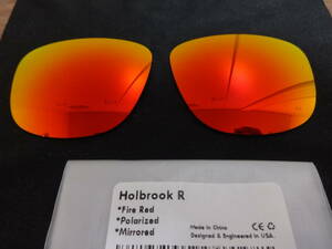 処分価格！ ★オークリー HOLBROOK R ホルブルック R　用 カスタム偏光 レンズ RED Color