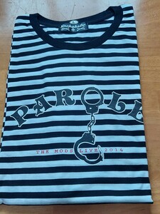 新品未使用ボーダー長袖Tシャツ　Lサイズ　　THE MODS　LIVE 2014 PAROLE