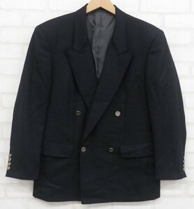 7T3925■クリスチャンディオール ウールダブルブレストジャケット Christian Dior ブレザー
