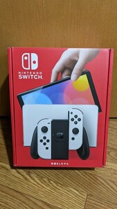 1円スタート 未開封・新品・送料無料・Nintendo Switch本体 有機ELモデル Joy-Con(L)/(R)ホワイト/ニンテンドースイッチ/ドックホワイト ③