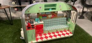 American Girl Maryellen Airstream Camper Accessories and Campfire Stove 海外 即決