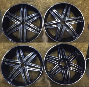 〈FB130〉ホイール4本セット　LEXANI WHEEL 24インチ10J オフセット+15 PCD 5H114.3 ハブ78mm ボルト穴15.5mm