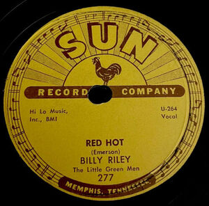 BILLY LEE RILEY オリジナル 10” Record Sun 27インチ7インチ レッド / Hot / Pearly Lee - Good Cond 海外 即決