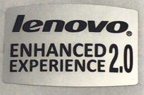 ■新品・未使用 ■10枚セット 【Lenovo　ENHANCED　EXPERIENCE2.0】エンブレムシール【21*14㎜】送料無料・追跡サービス付き☆P310