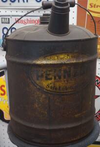 PENNZOIL ペンゾイル ヴィンテージオイル缶 made in USA 所ジョージ世田谷ベース ガレージ NASCAR アメ車 ハーレーダビッドソン フォード 