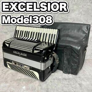 Excelsior308 エクセルシャー　アコーディオン ソフトケース　41鍵盤 120ベース 動作確認済み Excelsior 308