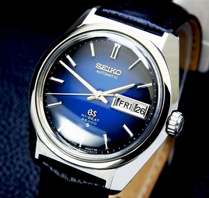 GRAND SEIKO グランド セイコー HI-BEAT 36000 6146-8000 Steel Blue Gradation dial メンズ 自動巻き(極美品、OH済み ) / 36mm