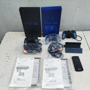 ソニー SONY PlayStation2本体2個セットプレステ2　SCPH-30000 SCPH-37000【100サイズ】