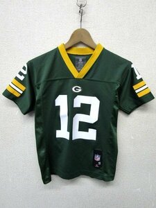 V1964：NFL GREEN BAY PACKERS #12 RODGERS グリーンベイパッカーズ ロジャーズ ユニフォーム 緑 S アメフト アメフトシャツ:35