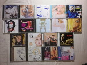 『Madonna アルバム18枚セット』(True Blue,Like A Prayer,Erotica,Bedtime Stories,Music,American Life,Something To Remember,Evita)