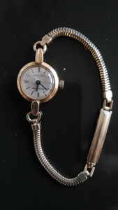 CLINTON 　18Ｋレディース　手巻　腕時計　ビンテージ　