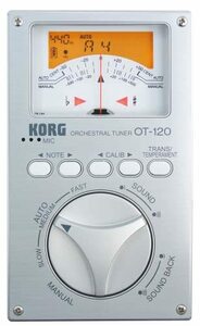 KORG クロマチックチューナー 針式メーター OT-120 吹奏楽 ブラスバンド オーケストラ どんなコンサート・ピッチにも対応 10　(shin