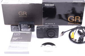 [美品, 元箱] RICHO GR Digital II Digital Compact Camera 10.1MP Black リコー デジタル コンパクト カメラ NB-00262
