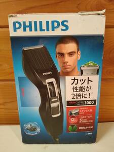 【中古動作確認品】PHILIPS HAIR CLIPPER SERIES 3000　HC3410　バリカン