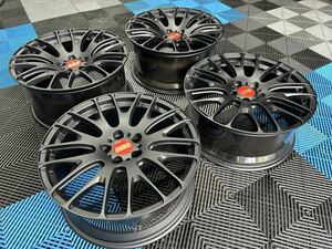 BBS RN108 RN109 20インチF)8.5J+43 R9.5J+45 PCD114.3 マットブラック再塗装後未使用!レクサスRC GS クラウン マークX等