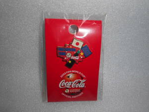 FIFA WORLD CUP　KOREA JAPAN　ピンバッジ　1個　2002　コカ・コーラ