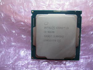 1475★CPU Intel Core i5 8400 2.80GHZ SR3QT 動作品