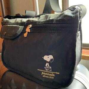 キャリーオンバッグ　ショルダーバッグ スヌーピー ボディバッグ　斜めがけ可　軽量　便利 旅行 PEANUTS SNOOPY シフレ ハピタス 