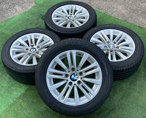 BMW 純正アルミホイール16インチ16X7J オフセット+34ハブ73 PCD120ラジアルタイヤBRIDGESTONE 225/50R16 4本セット2016年製 SD-9