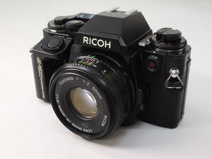RICOH XR-P RIKENON P 50mm/f2 リコー リケノン 一眼レフカメラ【ジャンク】θ