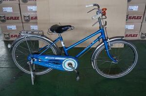 C：幼児用自転車　BS　BAMBI号(青）　20インチ　昭和　レトロ　ビンテージ　当時モノ　レストア　年代物　部品取り　いい感じ♪