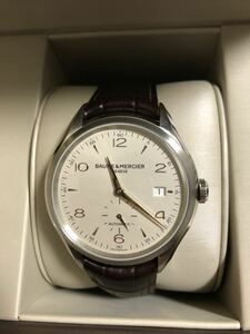 【定価33万】新品 Baume & Mercier/ボーム＆メルシェ】 クリフトン M0A10054 腕時計 ステンレススチール 自動巻き/オートマ