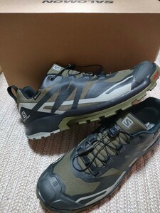 新品 定価16500 SALOMON サロモン XA ROGG 2 GTX 28cm ゴアテックス トレランシューズ トレイルラン オリーブ グリーン メンズ スニーカー