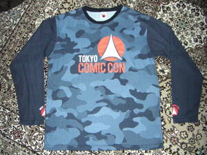 TOKYO COMIC CON２０１７東京コミックコンベンション速乾素材ロンT　マッコイフェローズウェアハウスクッシュマンGILDANアンダーアーマー