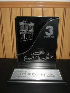 2008 WRC Rally Jordan ヨルダン・ラリー クリス・アトキンソン 3位 トロフィー 本物