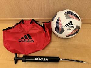 Adidas5号サッカーボール / Adidasボールバッグ / 空気入れ