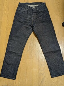 Nigel Cabourn ナイジェルケーボン デニムパンツ w32 糊付け シンチバックmilitary warehouse denime resolute fullcount sugarcane 