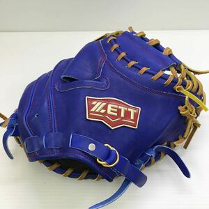 G-1259 ゼット ZETT PRO MODEL 硬式 キャッチャーミット 捕手用 BPGT-36212 グローブ グラブ 野球 中古品 台湾製