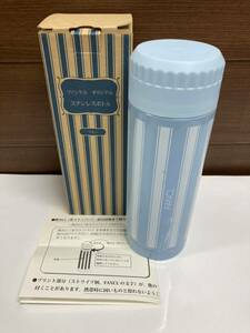 ファンケル ♪ オリジナル ステンレスボトル 0.35L ステンレス製携帯用魔法瓶 ブルー 水筒 タンブラー 非売品