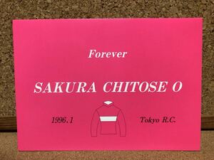 競馬★テレホンカード★サクラチトセオー★50度数2枚1000円分★台紙付き★テレカ★テレフォンカード