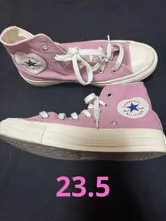 Converse ALL STAR  ハイカット　ピンク　ハートパッチ♡