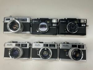 MINOLTA HI-MATIC コンパクトフィルムカメラ 6台 まとめ売り ジャンク M