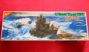 ★初版★ ニチモ 1/200 ドイツ潜水艦 Ｕボート511　Ｕ-Boat type ⅨＣ （ロ500 さつき1号） Wolf Pack　日模　Nichimo　日本模型