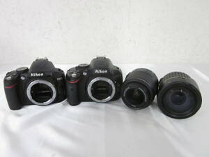 C. Nikon ニコン D3000/D5100 カメラ Nikon DX 18-55mm 1:3.5-5.6G TAMRON 18-200mm F/3.5-6.3 レンズ セット 7004156011
