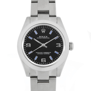 ロレックス オイスターパーペチュアル 177200 ブラック 369ブルーバー Z番 中古 ボーイズ(ユニセックス) 腕時計