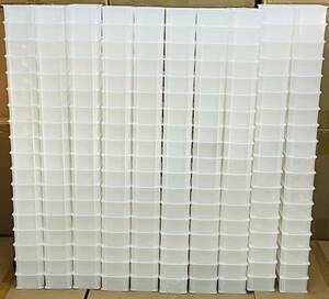 新品訳あり・プラスチックコンテナ180個セット白色[145×95×54mm]パーツボックス ツールケース 大量セット BOX パーツケース