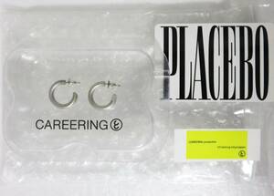 送料無料 新品 CAREERING PLACEBO 501 matte マットシルバー 両耳 キャリアリング フープ ピアス つや消し