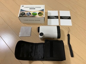 【1円スタート！最落なし　使用1ラウンドのみ】LASER RANGE FINDER EN60825 ゴルフ 距離計 レーザー距離計