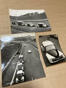 送料無料　1950年代　ルノー(4CV、ドーフィン、エスタフェット)の写真3枚　ポリス仕様