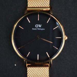 ダニエルウェリントン Daniel Wellington PETITE MELROSE Rose Gold Size32mm レディース