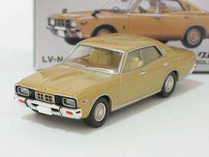 日産グロリア 4ドアHT Fタイプ 2800SGL（ベージュ）76年式 LV-N251a【トミーテック社1/64ミニカー】【トミカの時】