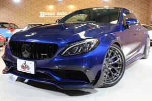 値下げ！　2016ｙ　メルセデスベンツ　Ｃ６３クーペ　MANSORYカーボンエアロ　MANSORYマフラー　ANRKY20インチアルミ（アナーキー） 