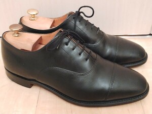 減り少 ユナイテッドアローズ ストレートチップ 黒 UK 6.5 25.0 英国製 ビンテージ 96年製造 別注 革靴 靴 チーニー級 イギリス製